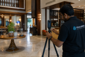360 degree virtual tour photography Coimbatore India showroom hotel business location photographer