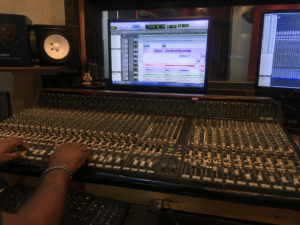 audio production services mixing console recording studio Coimbatore India engineer post production