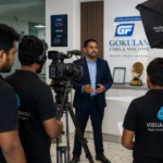 team on location Coimbatore India corporate shoot camera lighting 2026